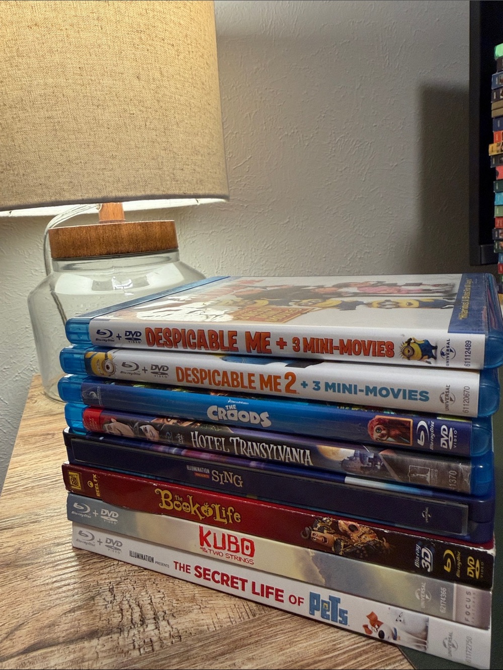 Illumination/Universal BluRay Collection - Despicable Me, Hotel Transylvania etc
